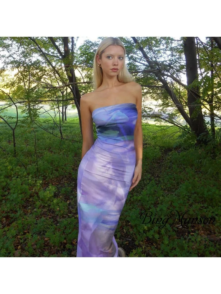 Women's Summer New European and American Fashion Printing Slim Fit Off Back Bra High Waist Sexy Casual Street Dress Long Dress
Women's Summer New European and American Fashion Printing Slim Fit Off Back Bra High Waist Sexy Casual Street Dress Long Dress