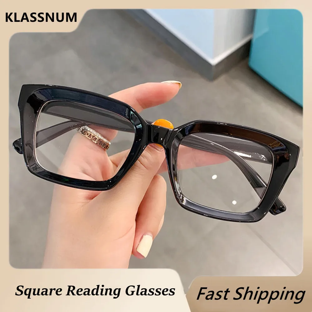 Unisex Oversized Square Reading Glasses Men Women Portable Presbyopia Large Frame High-definition Eyeglasses Diopter 0~+3.5
Unisex Oversized Square Reading Glasses Men Women Portable Presbyopia Large Frame High-definition Eyeglasses Diopter 0~+3.5