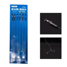 6 Pcs Carp Fishing Ready Tied Hair Rigs Barbless Hooks Link Terminal Tackle 6/8/10# Staineless Steel Rolling Swivel Hair Rig
6 Pcs Carp Fishing Ready Tied Hair Rigs Barbless Hooks Link Terminal Tackle 6/8/10# Staineless Steel Rolling Swivel Hair Rig