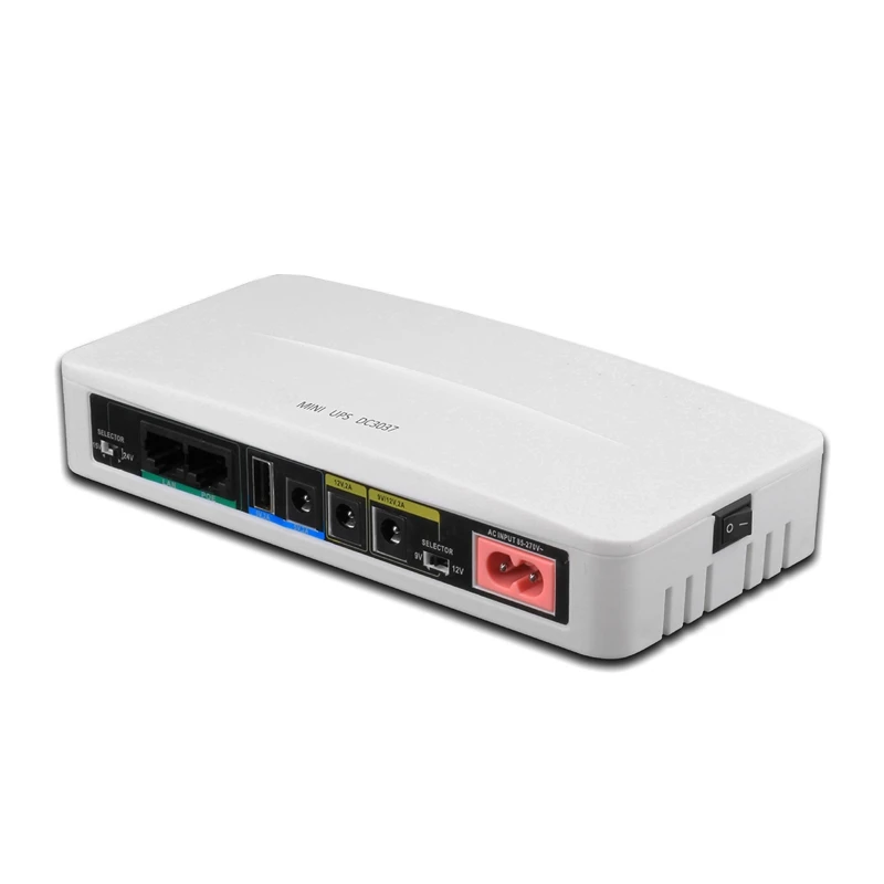 5V 9V 12V 24V Uninterruptible Power Supply UPS POE 11000Mah Battery Backup For Wifi Router CCTV (EU Plug)
5V 9V 12V 24V Uninterruptible Power Supply UPS POE 11000Mah Battery Backup For Wifi Router CCTV (EU Plug)