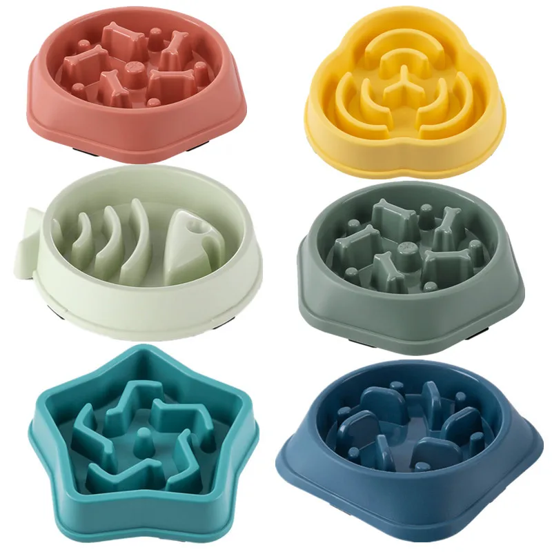 Pet Cat Dog Slow Food Bowl Fat Help Healthy Round Anti-choking Thickened And Non-slip Multiple Colors Shapes
Pet Cat Dog Slow Food Bowl Fat Help Healthy Round Anti-choking Thickened And Non-slip Multiple Colors Shapes