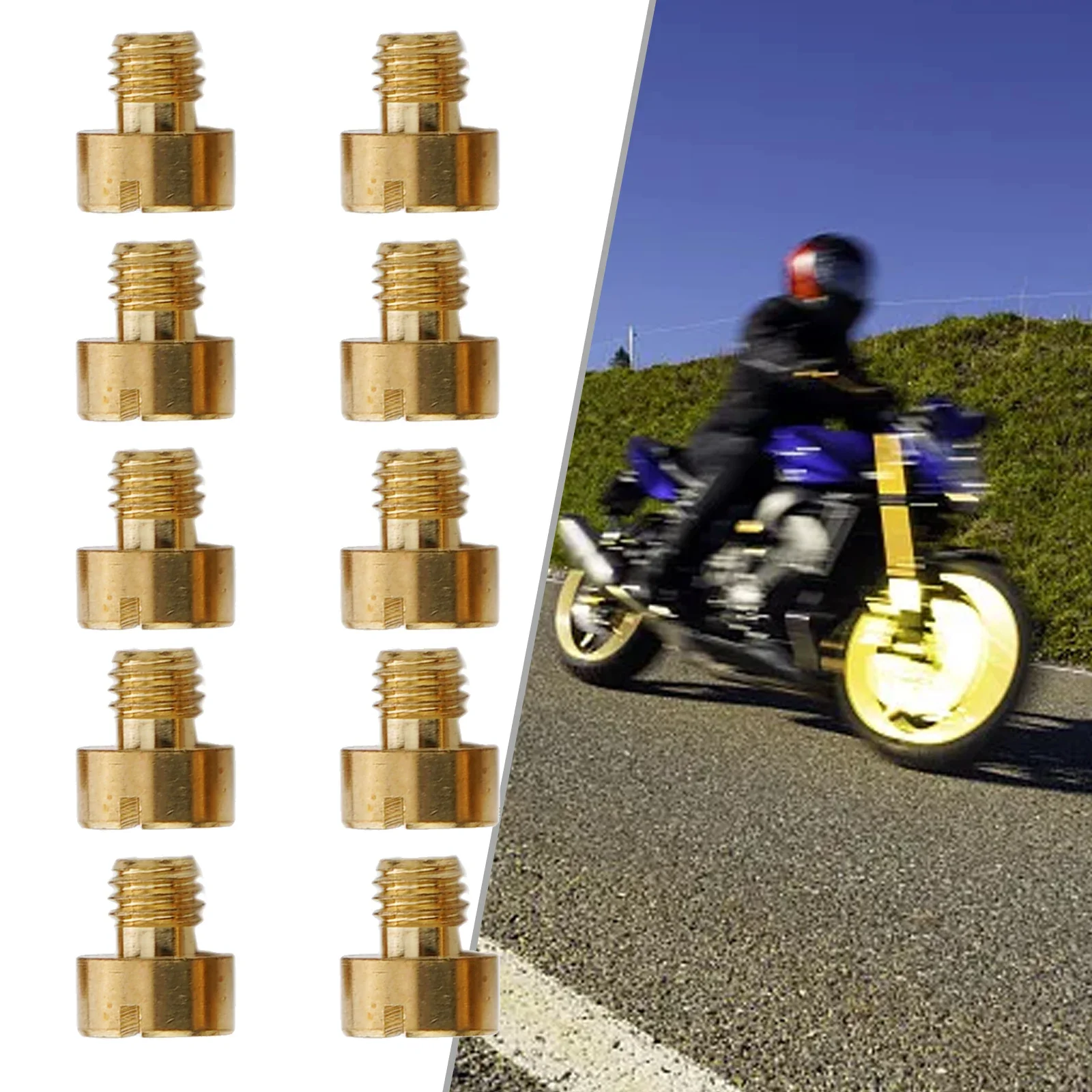 Quality Durable New Carb Round Easy Installation Motorcycle Parts Thread M5x0.75mm Tool Parts 10Pcs/Set Accessories
Quality Durable New Carb Round Easy Installation Motorcycle Parts Thread M5x0.75mm Tool Parts 10Pcs/Set Accessories