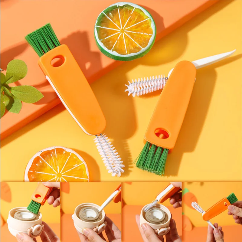 Three-in-One Folding Cup Lid Cleaning Brush Household Kitchen Multifunctional Folding Mini All-round Creative Cleaning Brush
Three-in-One Folding Cup Lid Cleaning Brush Household Kitchen Multifunctional Folding Mini All-round Creative Cleaning Brush