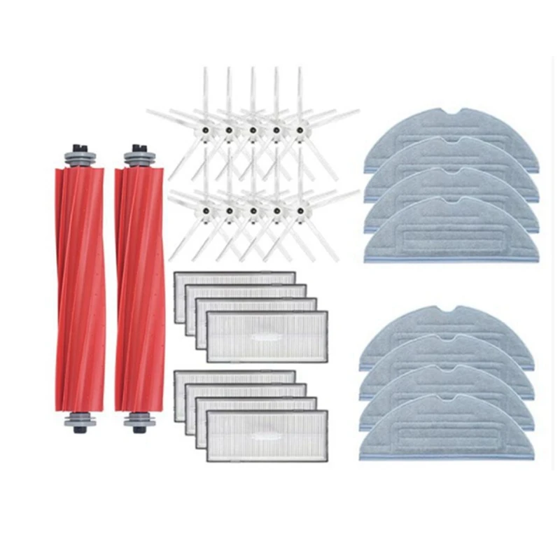 Основная боковая щетка, фильтр НЕРА, Швабра, тканевые аксессуары для Roborock S7 T7S Plus Аксессуары для робота-пылесоса
Основная боковая щетка, фильтр НЕРА, Швабра, тканевые аксессуары для Roborock S7 T7S Plus Аксессуары для робота-пылесоса