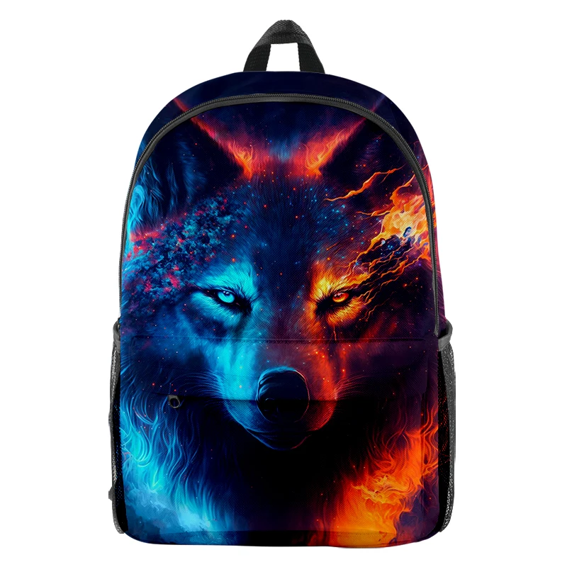 Colorful Wolf Backpacks Students Boy Girl Large Capacity School Bag Howling Wolf 3d Rucksack Casual Travel Bag Children Backpack
Colorful Wolf Backpacks Students Boy Girl Large Capacity School Bag Howling Wolf 3d Rucksack Casual Travel Bag Children Backpack