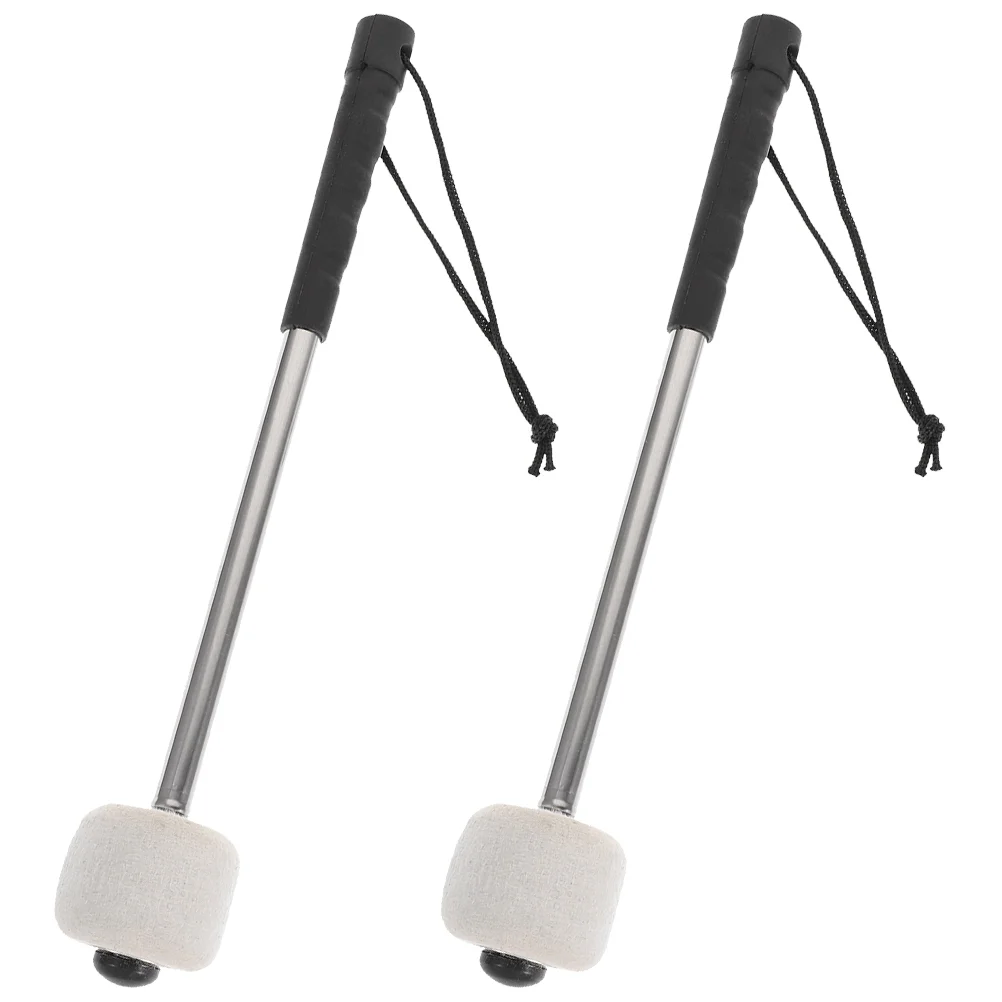 Felt Bass Drum Mallets Wool Felt Mallets Sticks with Stainless Steel Handle Instrument Percussion Mallets
Felt Bass Drum Mallets Wool Felt Mallets Sticks with Stainless Steel Handle Instrument Percussion Mallets