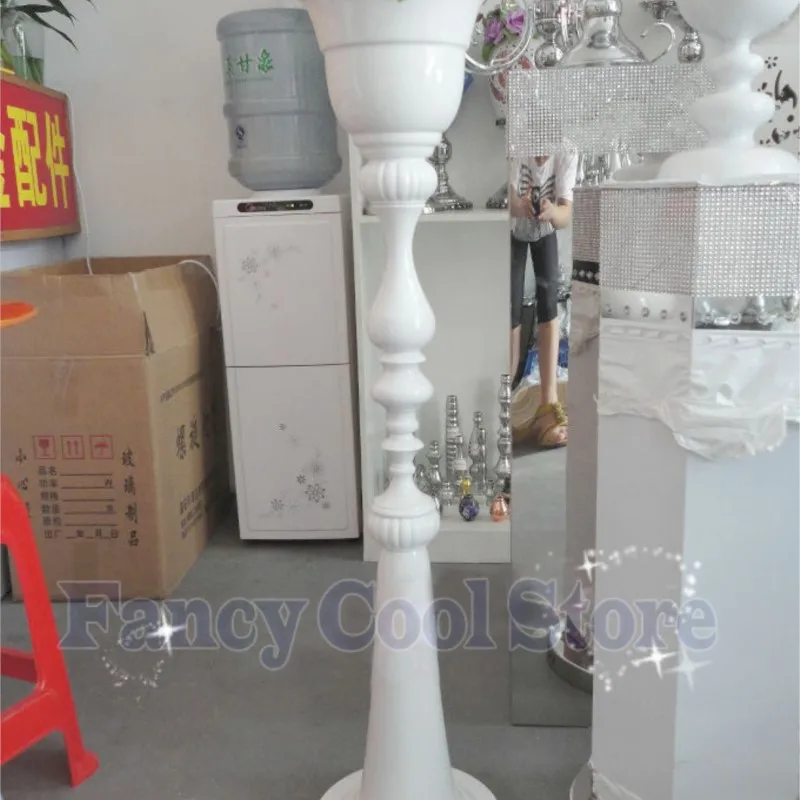 110cm Tall Wedding Metal White flower vase stand road leads 10pcs/lot | Дом и сад