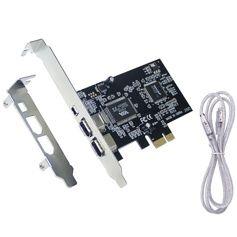 Плата PCI-E к 1394 Firewire, стандартная трехпортовая плата IEEE 1394 Firewire, с разрешением 0,8x1394 0, с кабелем м
Плата PCI-E к 1394 Firewire, стандартная трехпортовая плата IEEE 1394 Firewire, с разрешением 0,8x1394 0, с кабелем м