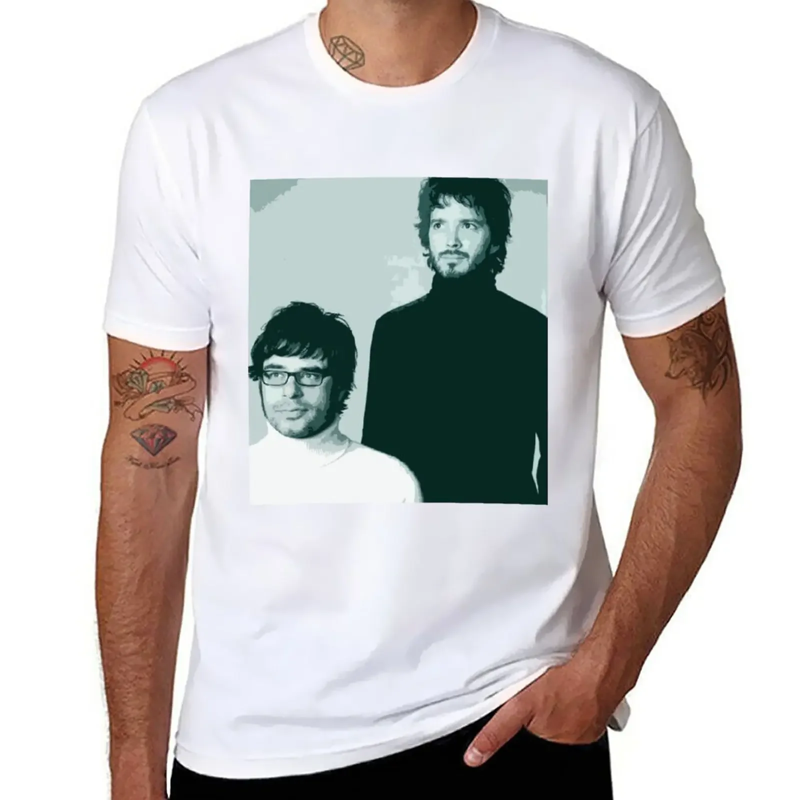 

New Flight of the Conchords- Family Portrait T-Shirt tops man clothes blank t shirts mens tall t shirts