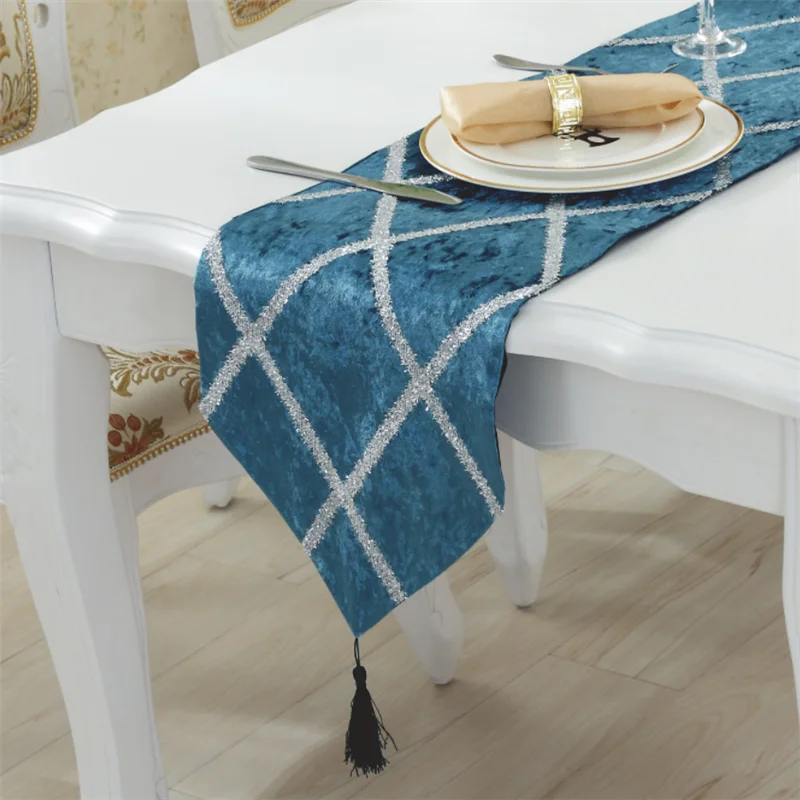 Simple Fashionable Bed Flag Entrance Cabinet Cover European Style New Diamond Grid Pattern Table Runner TV Cabinet Piano Cover
Simple Fashionable Bed Flag Entrance Cabinet Cover European Style New Diamond Grid Pattern Table Runner TV Cabinet Piano Cover