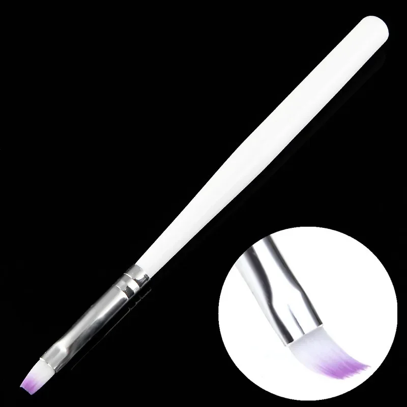 

1PC Tip Nail Brush Acrylic UV Gel Drawing Painting Pen Black Handle Design Manicure Nail Art Tool