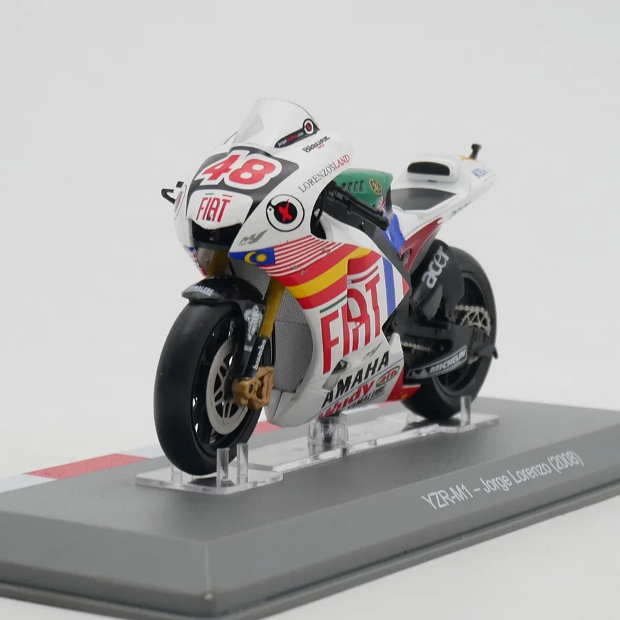 

IXO 1:18 Scale Diecast Alloy GP 2008 YZR-M1 Motorcycle Toys Cars Model Classics Adult Collection Souvenir Gifts Static Display