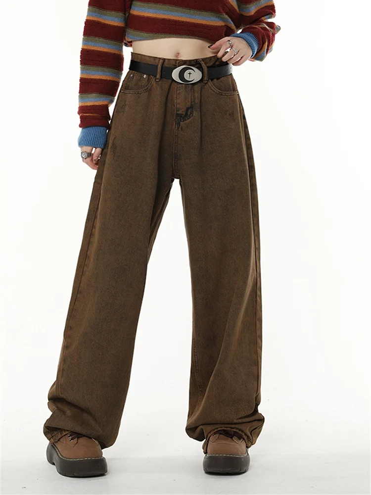 2022 Autumn Fashion Women Harajuku Jeans Wide Leg All-Match Loose Casual Wash Denim Pants Baggy High Street Long Trousers Tide 
2022 Autumn Fashion Women Harajuku Jeans Wide Leg All-Match Loose Casual Wash Denim Pants Baggy High Street Long Trousers Tide