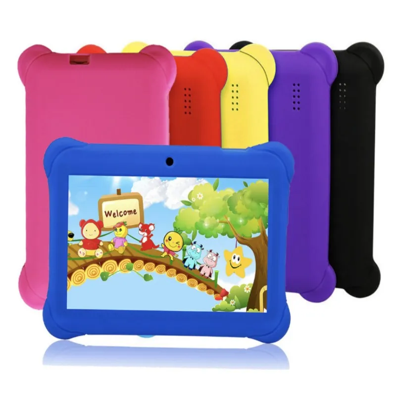 

7 INCH Q88 Free Silicone Case Android 8.1 Student Gift KID Tablet 1GB RAM 16GB ROM A50 1.3GHZ WIFI Quad Core Dual Camera
