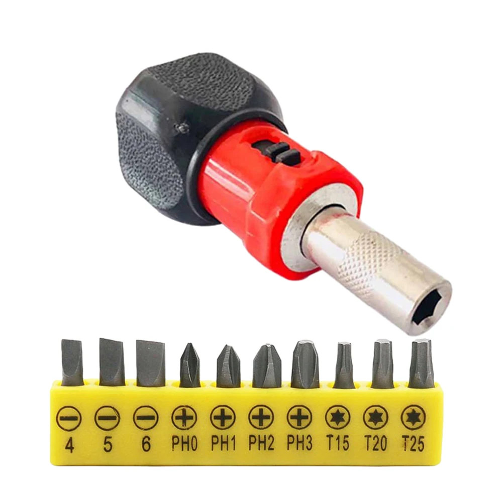 Screwdriver Hex Bits Ratchet Wrench Screw Driver Universal 1/4'' Anti-slip Handle Hex Socket Mini And Compact
Screwdriver Hex Bits Ratchet Wrench Screw Driver Universal 1/4'' Anti-slip Handle Hex Socket Mini And Compact