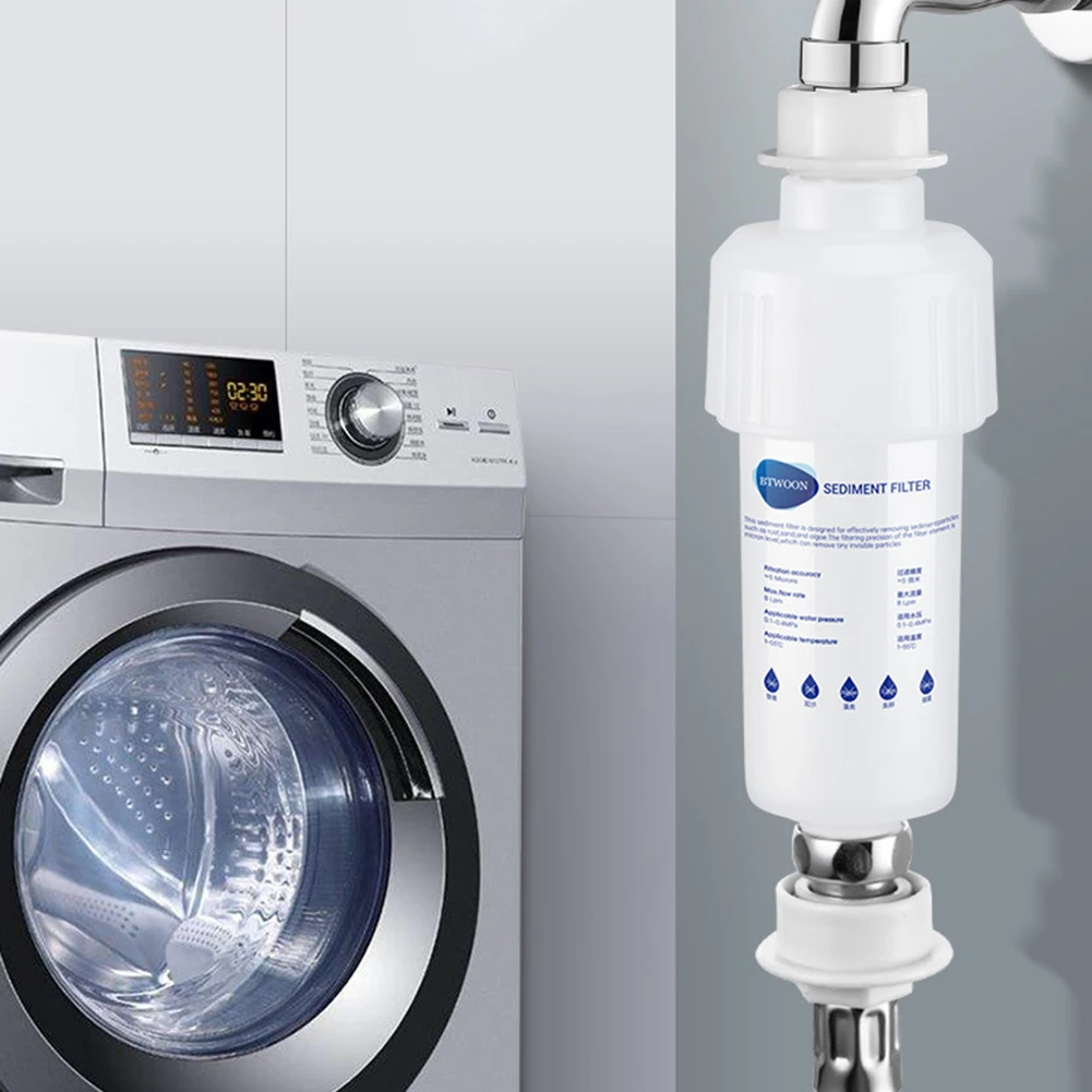 

Предварительно фильтрующий фильтр для воды, 14*5*2 см, запасные части для стиральной машины, туалета, душа, бытовых стиральных машин