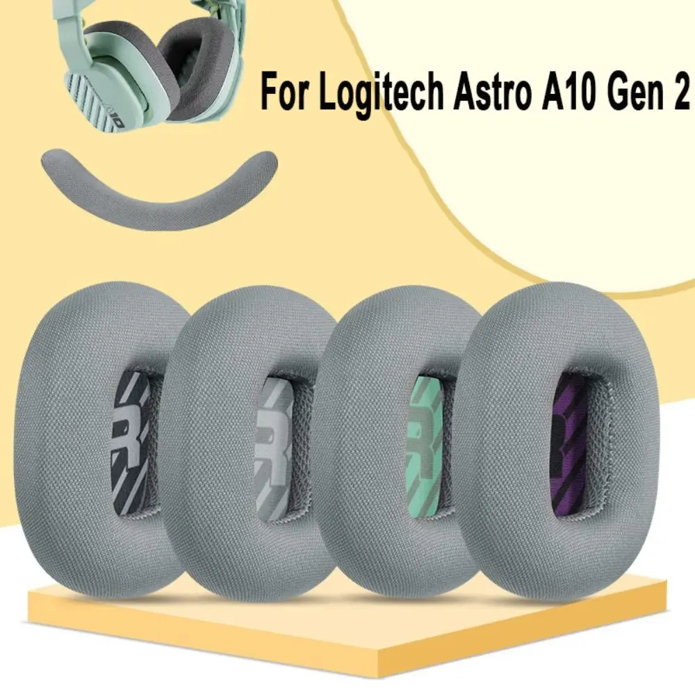 

1 Pair Fashion Ear Pads For Logitech Astro A10 Gen 2 Gaming Headset Ear Pad Cloth Memory Foam Replace Earpads Headphone Earpads