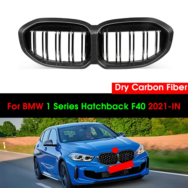 Real Dry Carbon Fiber Front Grills Bumper Hood Kidney Grille Replacement For BMW 1 Series Hatchback F40 2021-IN Car Accessories
Real Dry Carbon Fiber Front Grills Bumper Hood Kidney Grille Replacement For BMW 1 Series Hatchback F40 2021-IN Car Accessories