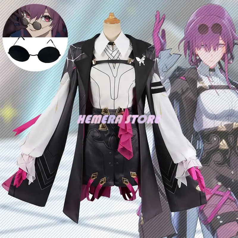 Kafka Cosplay Costume Game Honkai Star Rail Kafka Combat Women Uniform Glasses Halloween Carnival Party Role Play Outfit XS-3XL
Kafka Cosplay Costume Game Honkai Star Rail Kafka Combat Women Uniform Glasses Halloween Carnival Party Role Play Outfit XS-3XL