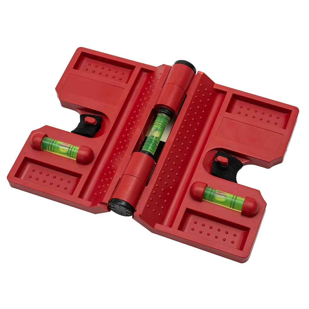 Durable Post Fence Post Level 3 Vials 4 Strips 90° Angle Red Versatile Vertical Adjustable Horizontal Magnetic
Durable Post Fence Post Level 3 Vials 4 Strips 90° Angle Red Versatile Vertical Adjustable Horizontal Magnetic