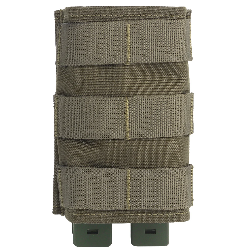 

7.62 Tactical Single Magazine Pouch FAST Mag Pouch MOLLE Airsoft Rifle Vest Belt Accessories With Kydex Wedge Insert(Long-type)