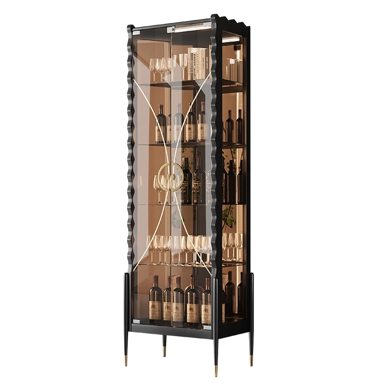 Household Small Glass Door Wine Cabinet Wall Modern Living Room Light Luxury Dining Side High-End Display Cabinet
Household Small Glass Door Wine Cabinet Wall Modern Living Room Light Luxury Dining Side High-End Display Cabinet