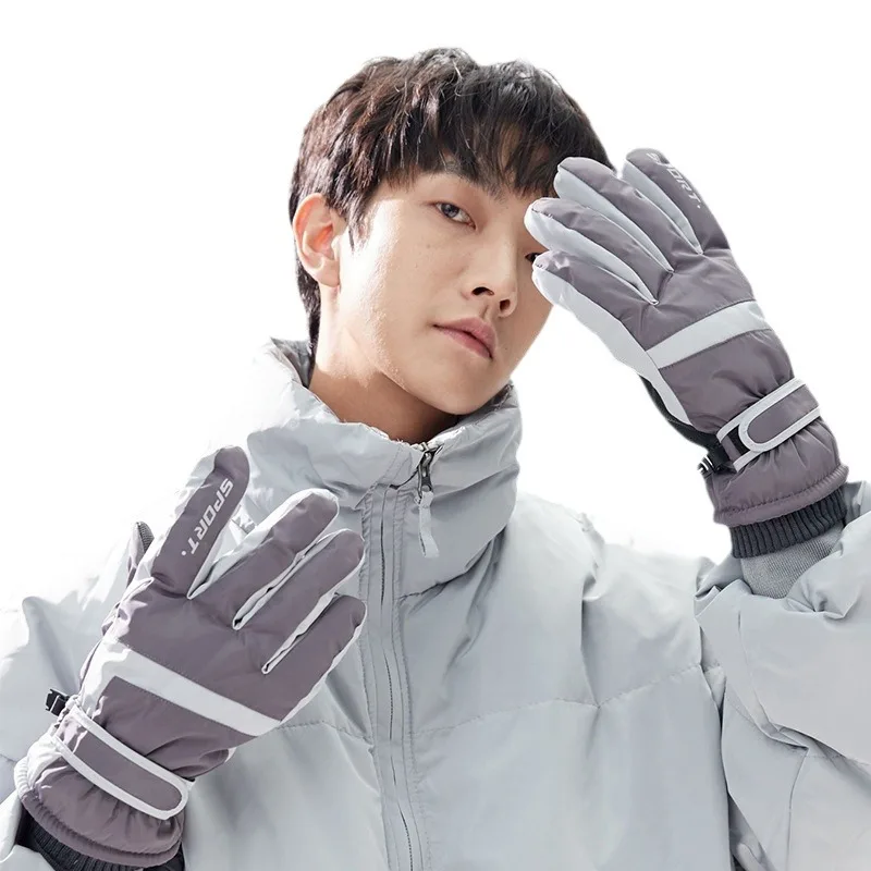 

Ski Gloves Waterproof Touchscreen Snowboard Gloves, Warm Winter Snow Gloves for Cold Weather, Fits Both Men & Women