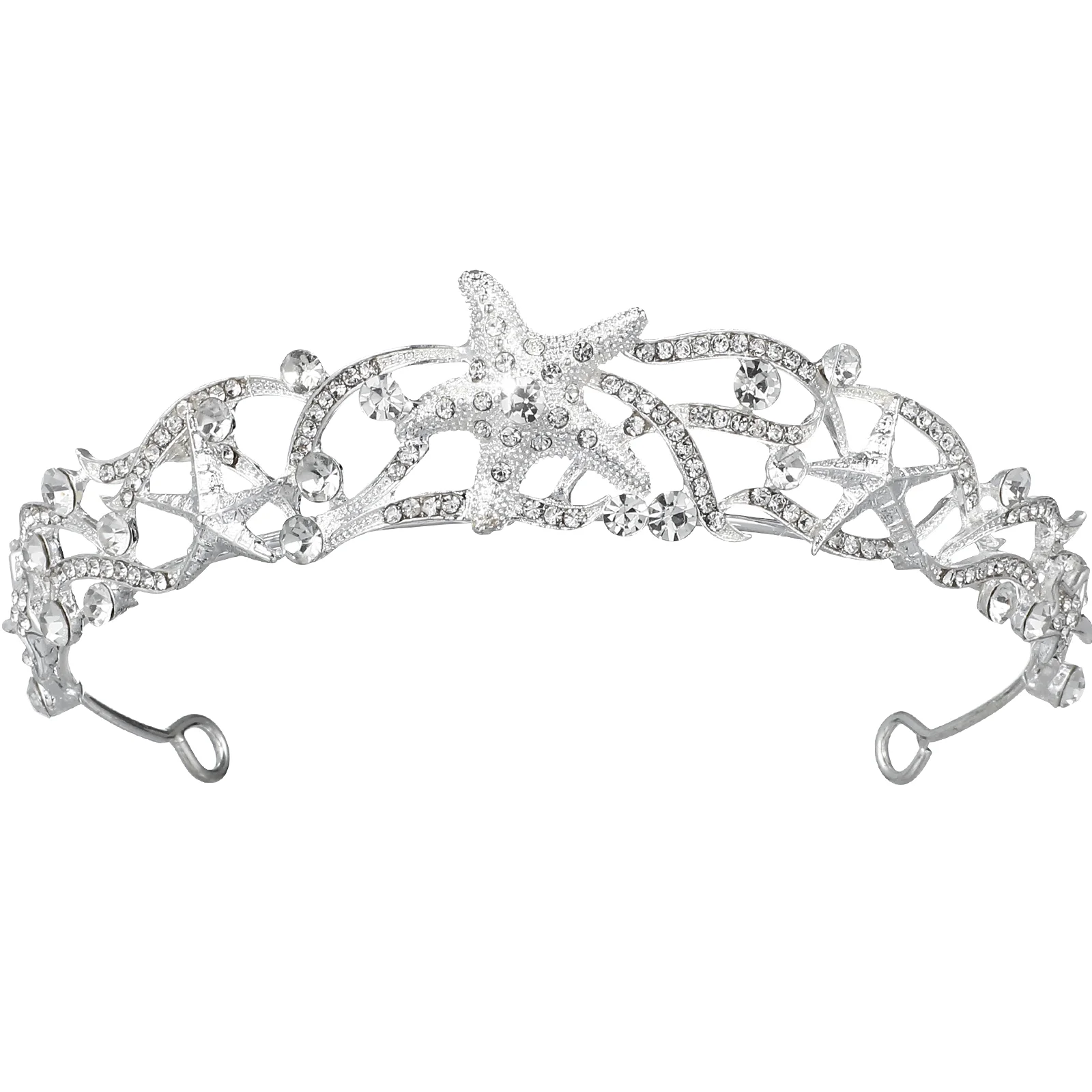 Rhinestones Stars Crown Goddess Headpiece Bridal Tiara Beautiful Wedding Accessory
Rhinestones Stars Crown Goddess Headpiece Bridal Tiara Beautiful Wedding Accessory