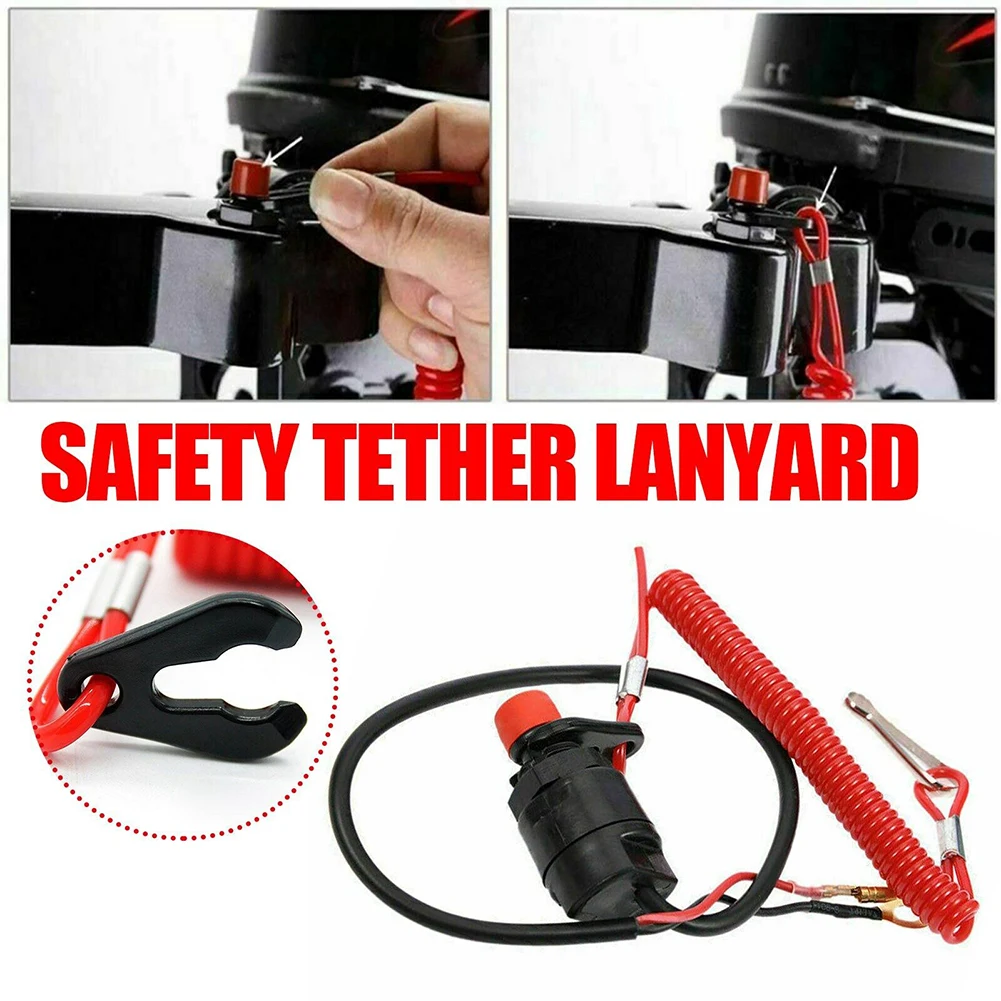 High Quality Kill Switch Safety Tether 1pc Accessories Durable Engine Motor Parts For Boat Outboard Engine Motor
High Quality Kill Switch Safety Tether 1pc Accessories Durable Engine Motor Parts For Boat Outboard Engine Motor