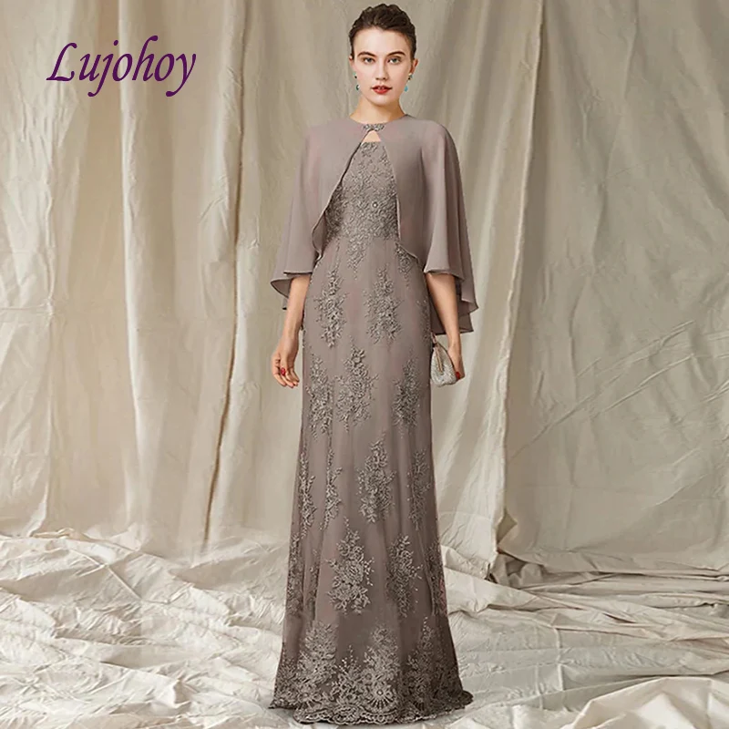 Elegant Lace Mother of the Bride Dresses With Jacket Plus Size for Weddings A Line Formal Godmother Groom Dinner Gown
Elegant Lace Mother of the Bride Dresses With Jacket Plus Size for Weddings A Line Formal Godmother Groom Dinner Gown