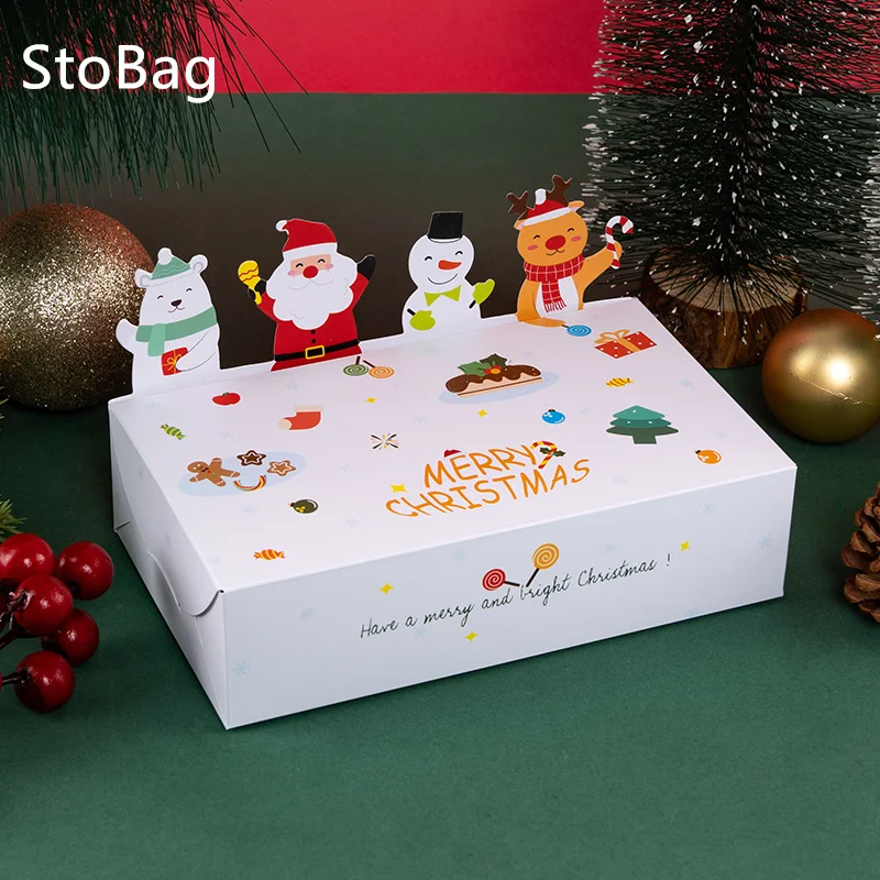 StoBag-Christmas Party Gift Wrapping White Box Paper Three-Dimensional Animal Cute Cartoon Candy Biscuit Folding Packaging 20Pcs
StoBag-Christmas Party Gift Wrapping White Box Paper Three-Dimensional Animal Cute Cartoon Candy Biscuit Folding Packaging 20Pcs