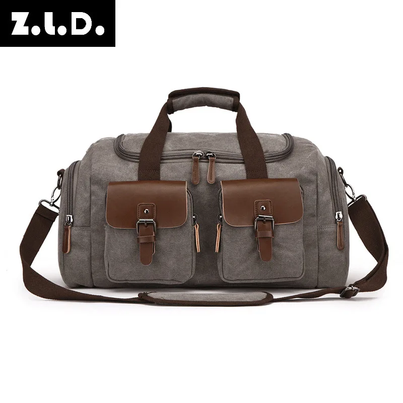 Z.L.D. Fashion Brand Men'S Travel Bag Retro Canvas Bag Men'S Handbag Large Capacity Weekend Bag Lady Shoulder Messenger Bag Sac
Z.L.D. Fashion Brand Men'S Travel Bag Retro Canvas Bag Men'S Handbag Large Capacity Weekend Bag Lady Shoulder Messenger Bag Sac
