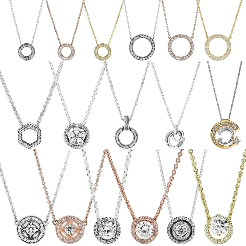New Hot Selling S925 Sterling Silver Hollow Round Original Zircon Women's Logo Love Necklace Set DIY Charming Jewelry
New Hot Selling S925 Sterling Silver Hollow Round Original Zircon Women's Logo Love Necklace Set DIY Charming Jewelry