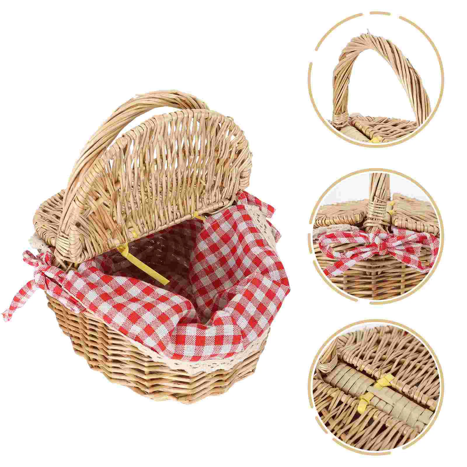Basket Storage Wicker Woven Picnic Flower Willow Baskets With For Bread Fruit Handles Handheld Flowers Kitchen Vegetable Easter
Basket Storage Wicker Woven Picnic Flower Willow Baskets With For Bread Fruit Handles Handheld Flowers Kitchen Vegetable Easter