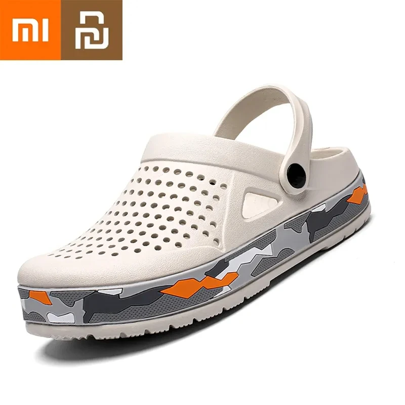 Сандалии Xiaomi Mijia мужские из ЭВА, легкие шлепанцы, летние пляжные шлепанцы, дышащие, мягкая подошва, унисекс
Сандалии Xiaomi Mijia мужские из ЭВА, легкие шлепанцы, летние пляжные шлепанцы, дышащие, мягкая подошва, унисекс