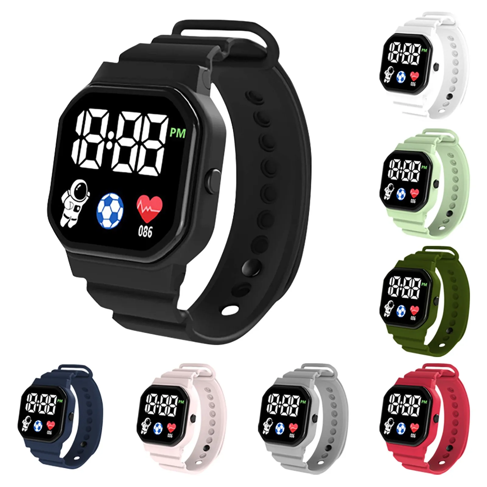 Children's Sports Watches Suitable For Outdoor Electronic Watches Of Students Display Time ساعة ذكية للاطفال смарт часы для дете
Children's Sports Watches Suitable For Outdoor Electronic Watches Of Students Display Time ساعة ذكية للاطفال смарт часы для дете