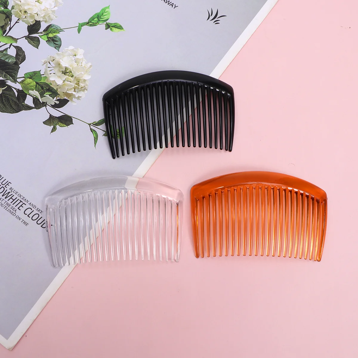 10pcs Plastic Haircut Combs 23 Teeths Hairdressing Hair Combs For Salon Home (Black + Transparent + Dark Brown + Light Brown)
10pcs Plastic Haircut Combs 23 Teeths Hairdressing Hair Combs For Salon Home (Black + Transparent + Dark Brown + Light Brown)