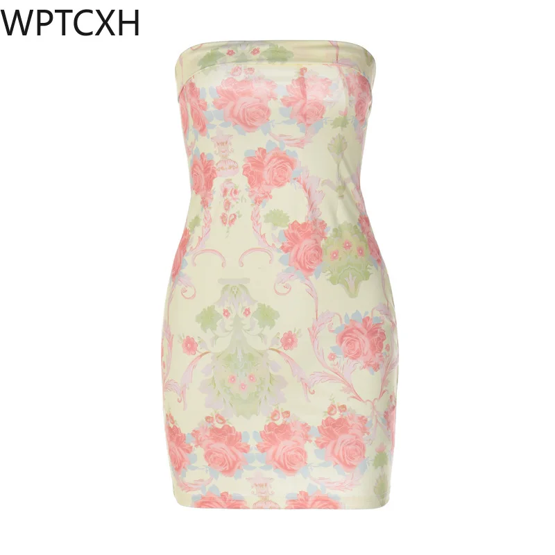 2024 Spring Summer New Clear New Style Flowery Print Wrap Chest Wrap Buttock Slim Dress Summer Vacation Dress Bodycon Vestidos
2024 Spring Summer New Clear New Style Flowery Print Wrap Chest Wrap Buttock Slim Dress Summer Vacation Dress Bodycon Vestidos