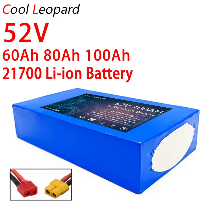 High Power E-bike 21700 14S 52V 60Ah 80Ah 100Ah Lithium Ion Battery Pack,for Electric Bicycle Scooter Motorcycle Li-ion Battery
High Power E-bike 21700 14S 52V 60Ah 80Ah 100Ah Lithium Ion Battery Pack,for Electric Bicycle Scooter Motorcycle Li-ion Battery