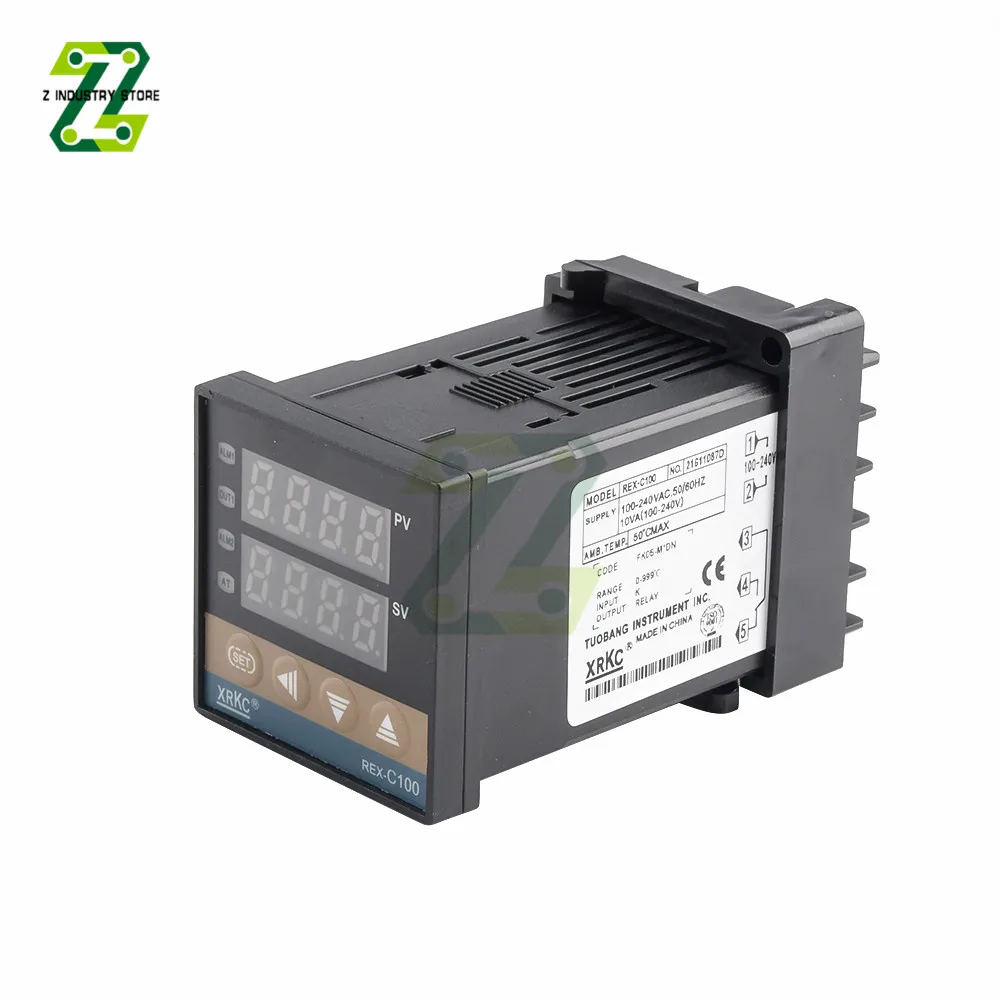 REX-C100 Intelligent Temperature Controller Universal/K Type REX C100 SSR Relay Output Thermostat
REX-C100 Intelligent Temperature Controller Universal/K Type REX C100 SSR Relay Output Thermostat
