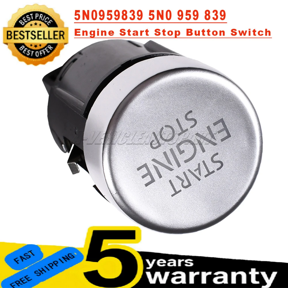 Car Engine Start Stop Button Switch For VW Tiguan 2008-2016 Sharan 2011-2016 7N 5N0959839 5N0 959 839 
Car Engine Start Stop Button Switch For VW Tiguan 2008-2016 Sharan 2011-2016 7N 5N0959839 5N0 959 839