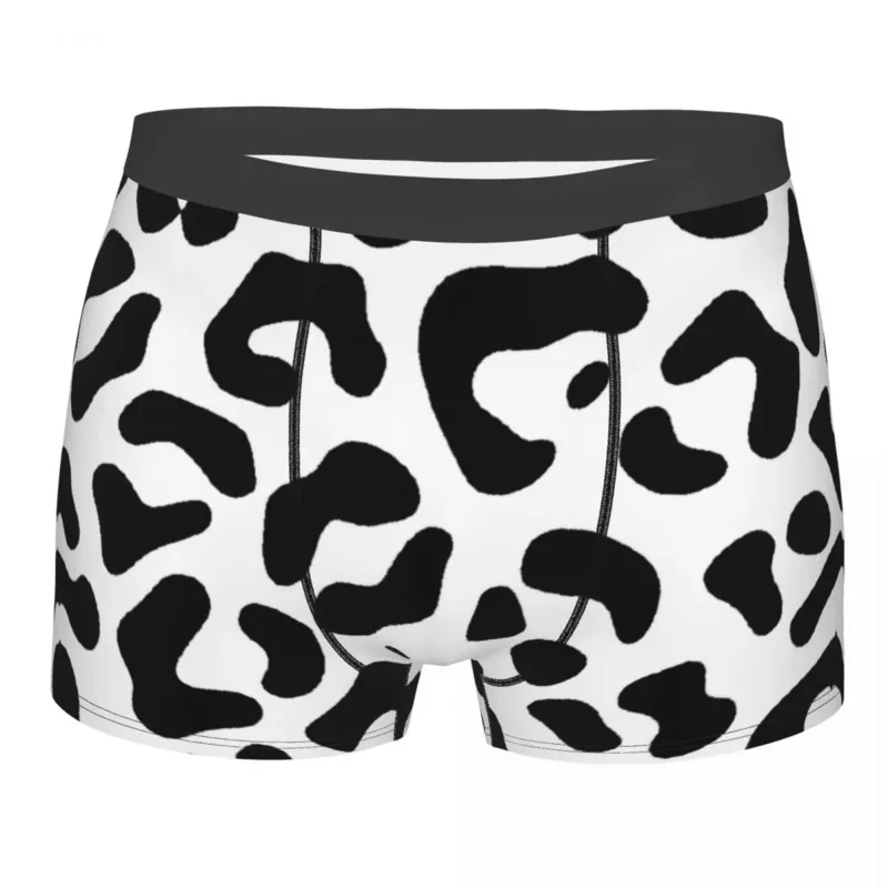 

Custom Leopard Skin Print Underwear Men Breathable Cheetah Animal Boxer Briefs Shorts Panties Soft Underpants For Homme