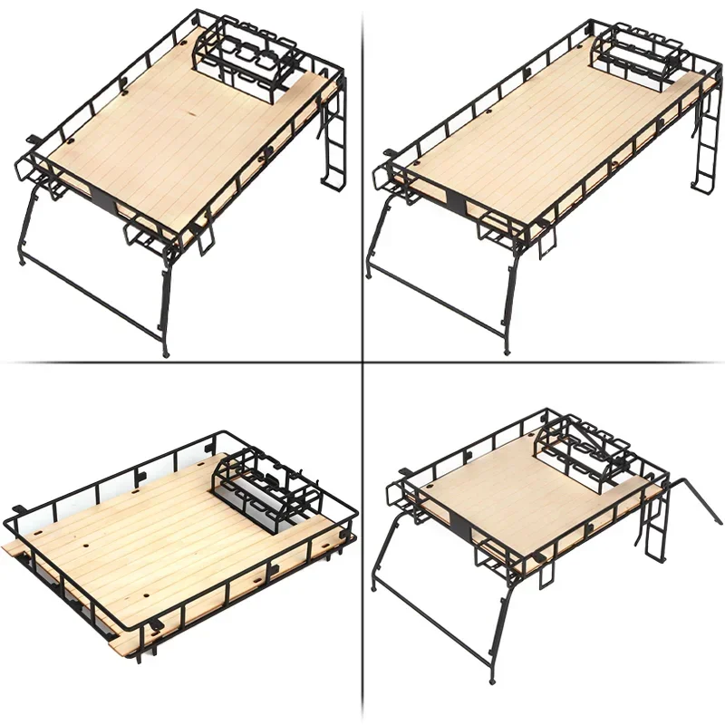 

Roof Metal Luggage Rack Camel Cup for 1/10 RC Crawler Car Traxxas JING GUAN RC4WD Defender Range Rover 313mm Wheelbase D90 Diy