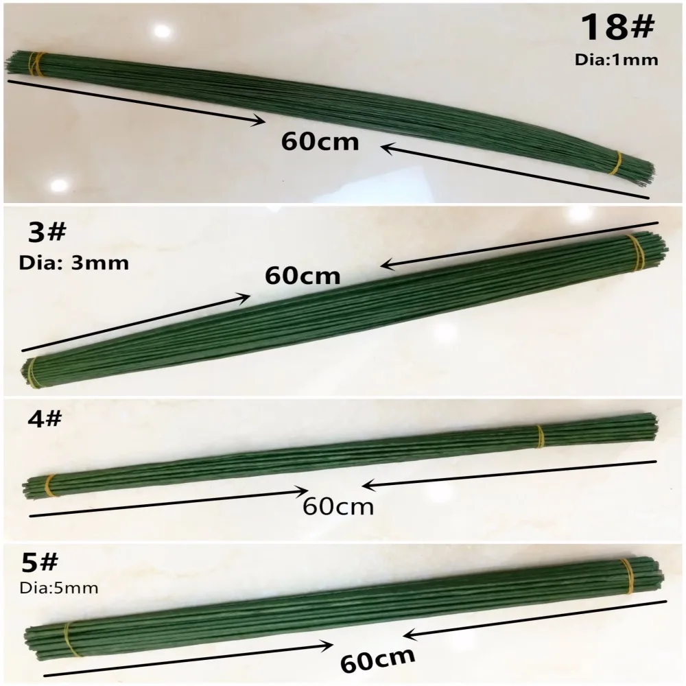 10PCS~30PCS 1mm 2/3mm 4mm 5mm Paper Covered Artificial Branches Nylon Flower Iron Wires For DIY Nylon Flower Making Materials
10PCS~30PCS 1mm 2/3mm 4mm 5mm Paper Covered Artificial Branches Nylon Flower Iron Wires For DIY Nylon Flower Making Materials