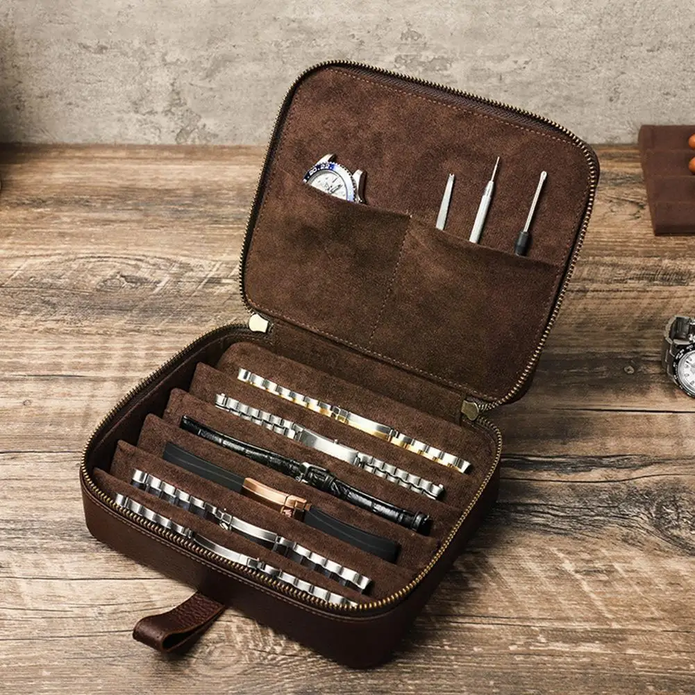 Vintage Leather Watch Travel Cases Watch Roll Travel Collection Watch Strap Organizer Watch Watchband Band Box Pouch Storag E4E0 
Vintage Leather Watch Travel Cases Watch Roll Travel Collection Watch Strap Organizer Watch Watchband Band Box Pouch Storag E4E0