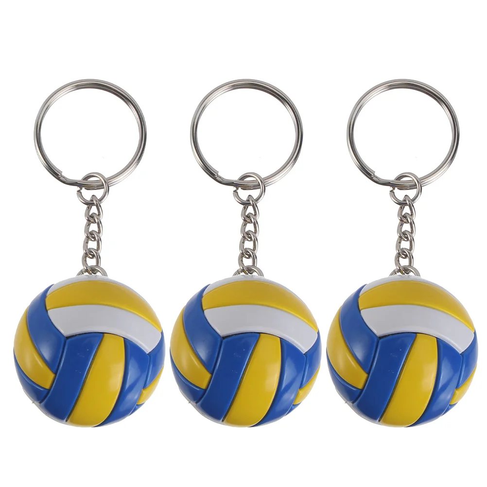 

Simulation Volleyball Key Chain Pendants Volleyball Sports Souvenir Beach Ball Sport for Players Men Women Key Chain Gift