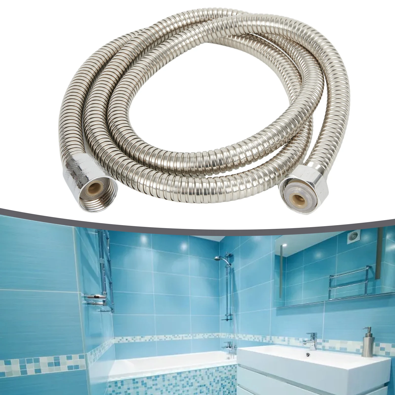 Durable 1 5m Shower Hose Brass Insert Household Sprinkler Inlet Pipe Stainless Steel Chrome Finish Leak and Rust Proof
Durable 1 5m Shower Hose Brass Insert Household Sprinkler Inlet Pipe Stainless Steel Chrome Finish Leak and Rust Proof