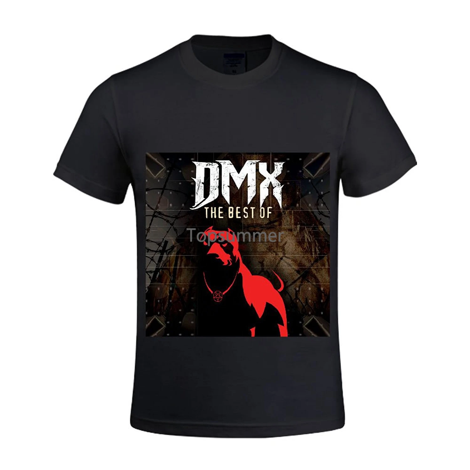 

New Dmx Ruff Ryders Anthem Rap Hip Hop Music Men'S Black T-Shirt Size S To 3Xl Summer Fashion Funny Print T Shirts