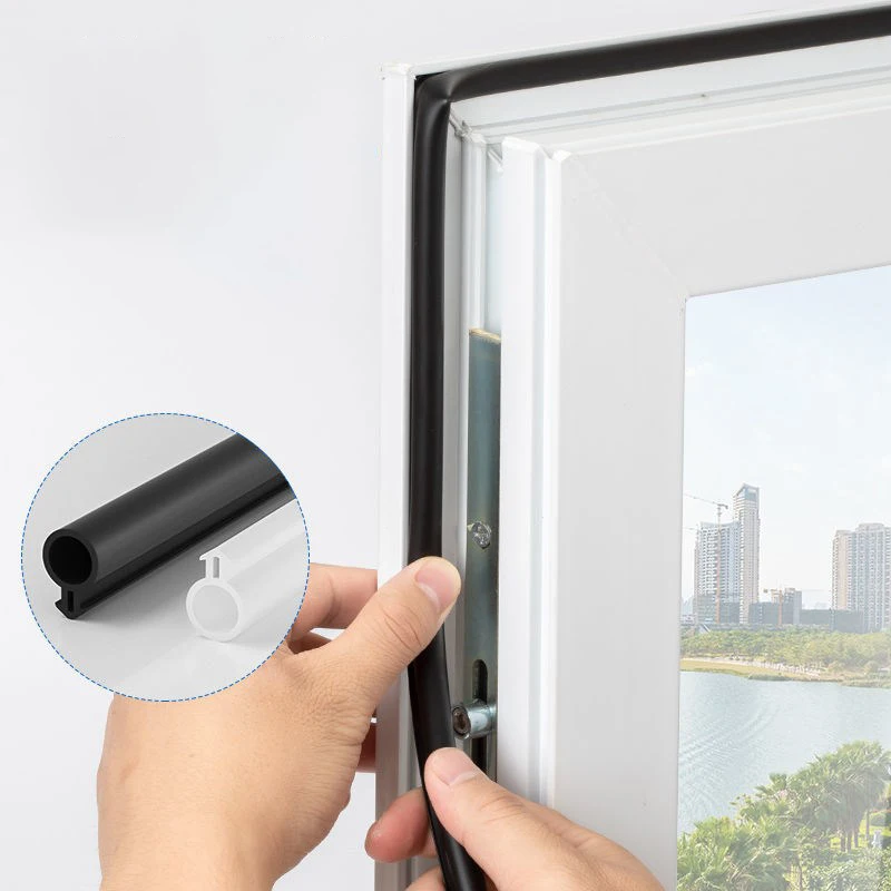 5 meters Plastic steel door and window sealing strip, no odor, windproof, heat preservation and antifreeze O type 
5 meters Plastic steel door and window sealing strip, no odor, windproof, heat preservation and antifreeze O type
