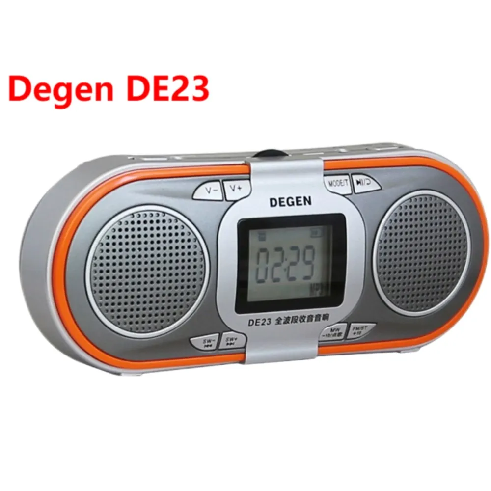 

New DEGEN DE23 Radio FM /MW/SW Radio Multiband Portable DSP Radio Receiver MP3 Player